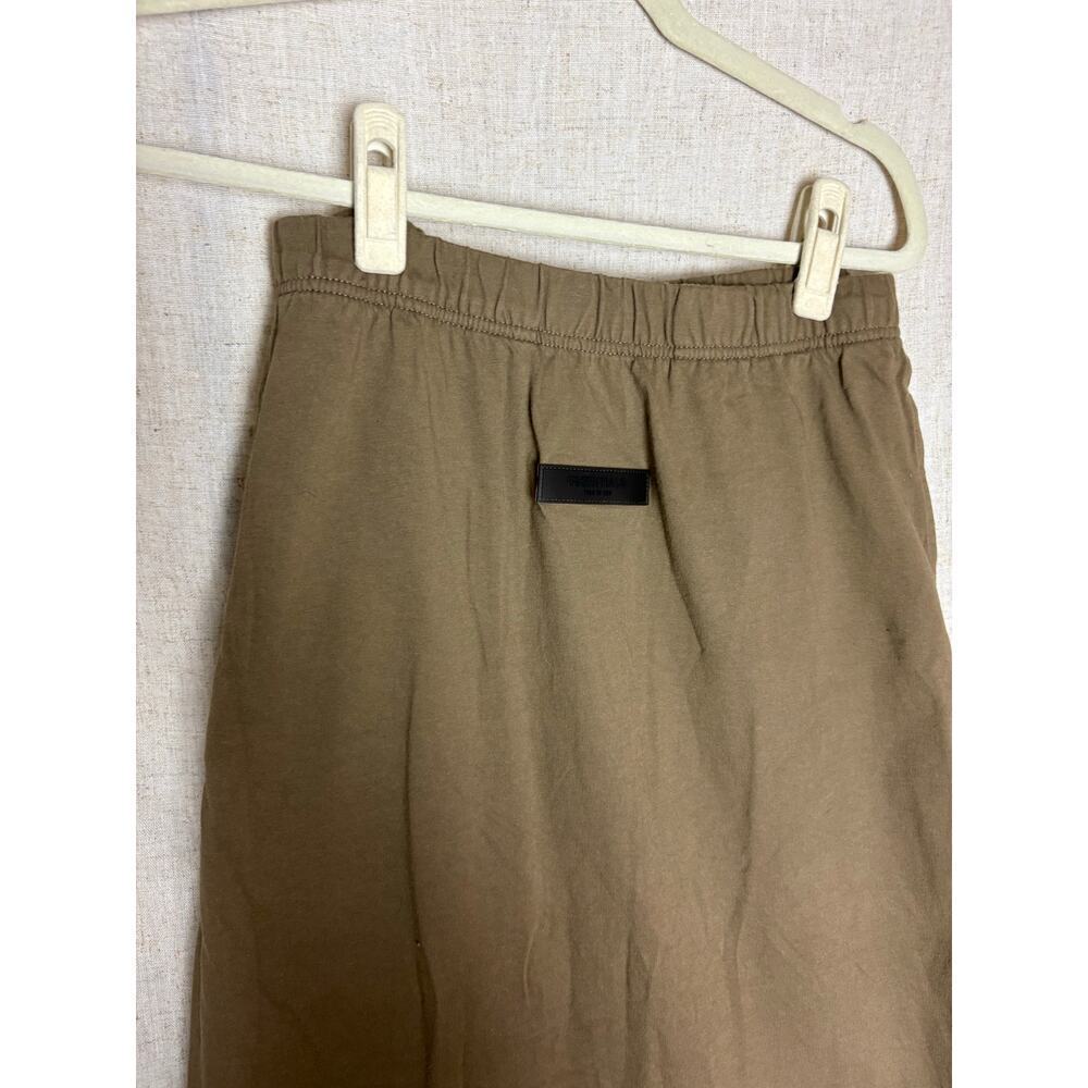 Fear of God Essentials Midi Skirt - Wood Sz. M - Picture 8 of 15